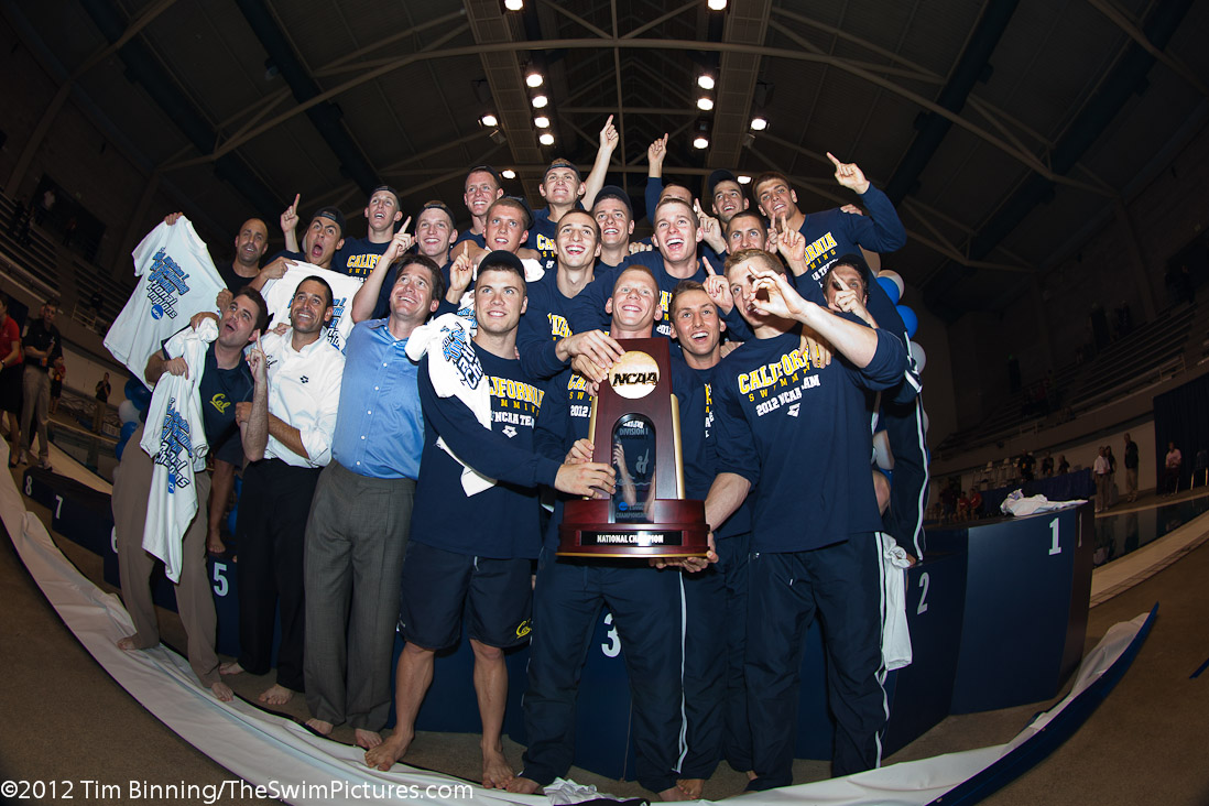 Cal Berkeley Men's Swimming and Diving Celebrates winning the NCAA Championship | Cal, Cal Berkeley