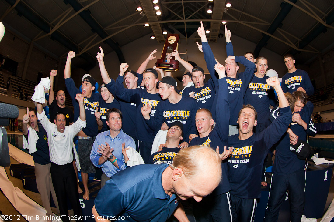 Cal Berkeley Men's Swimming and Diving Celebrates winning the NCAA Championship | Cal, Cal Berkeley