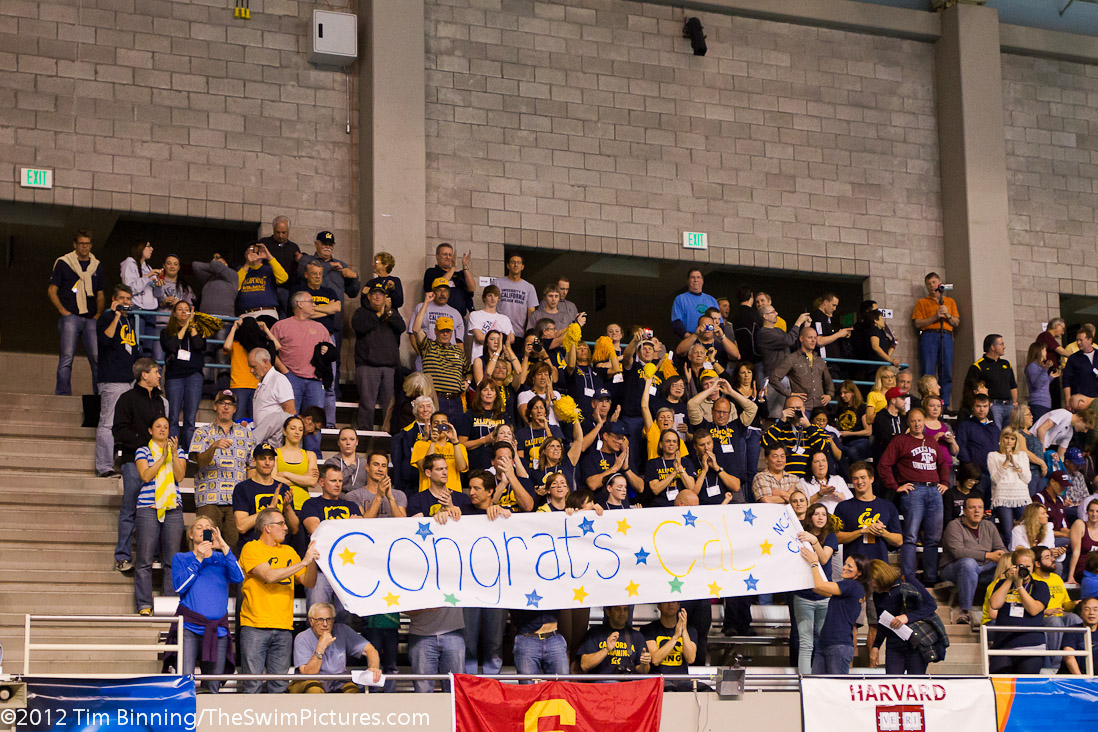 Cal Berkeley Men's Swimming and Diving Celebrates winning the NCAA Championship | Cal, crowd