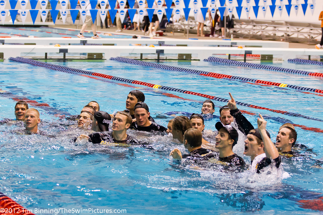 Cal Berkeley Men's Swimming and Diving Celebrates winning the NCAA Championship | Cal, celebration