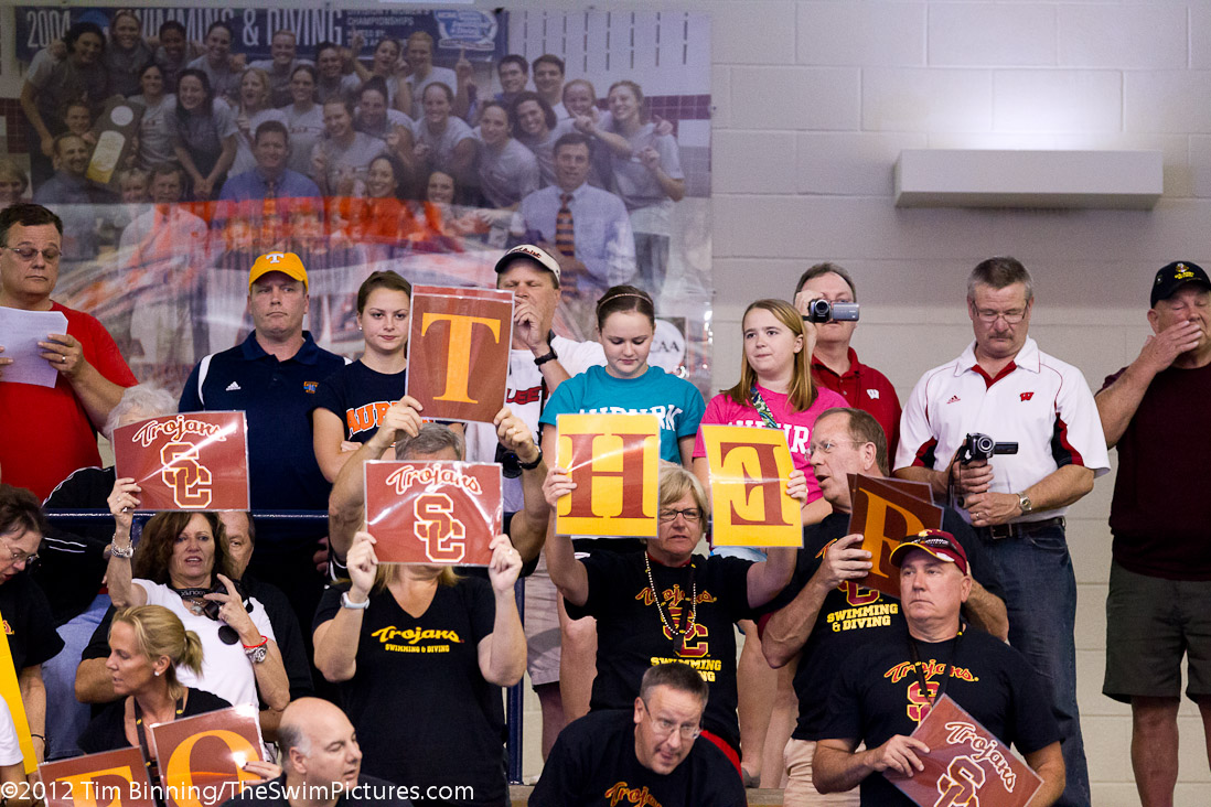 200 Free Relay Finals | USC, crowd
