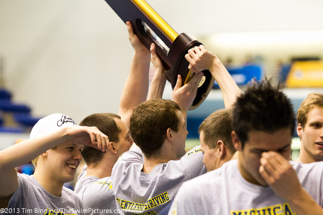 The University of Michigan wins the 2013 NCAA Division I Swimming and Diving Championship | Michigan Celebration
