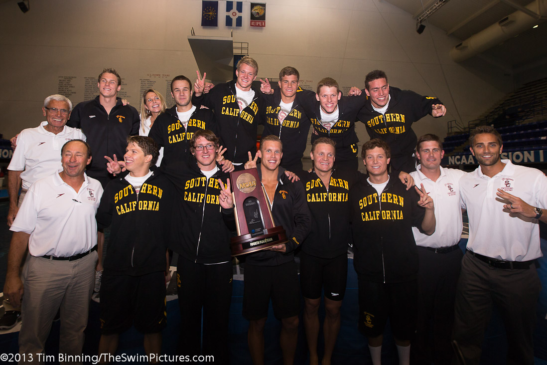 USC takes 4th place in the team standing at the 2013 NCAA Division I Swimming and Diving Championships | USC