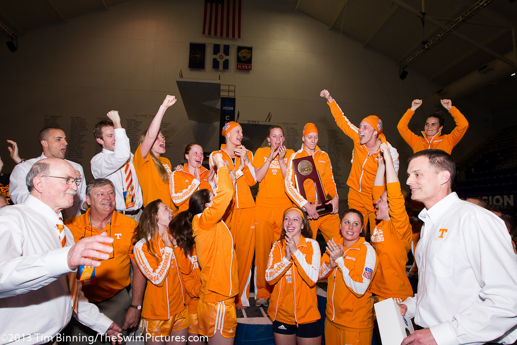 Third Place Team 2013 NCAA Division 1 Women's Swimming and Diving Championship | Tennessee